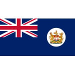 Old Hong Kong table flag