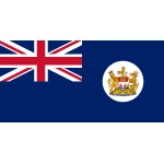 Old Hong Kong hand flag