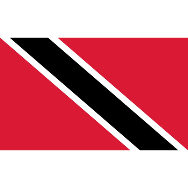 Trinidad & Tobago medium hand flag