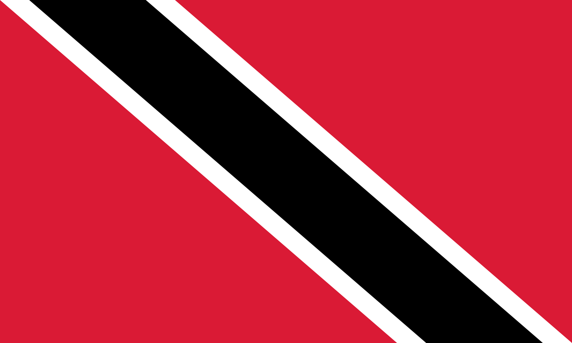 Trinidad and tobago Trinidad and Tobago medium table flag - Image 1