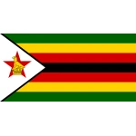 Zimbabwe table flag