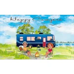 Happy Campers (Campervan) 5'x3'