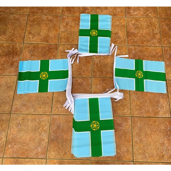 20m 32 flag Derbyshire bunting