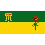 Saskatchewan hand flag