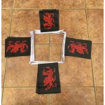 6m 20 flag Welsh Dragon black (Wales) bunting