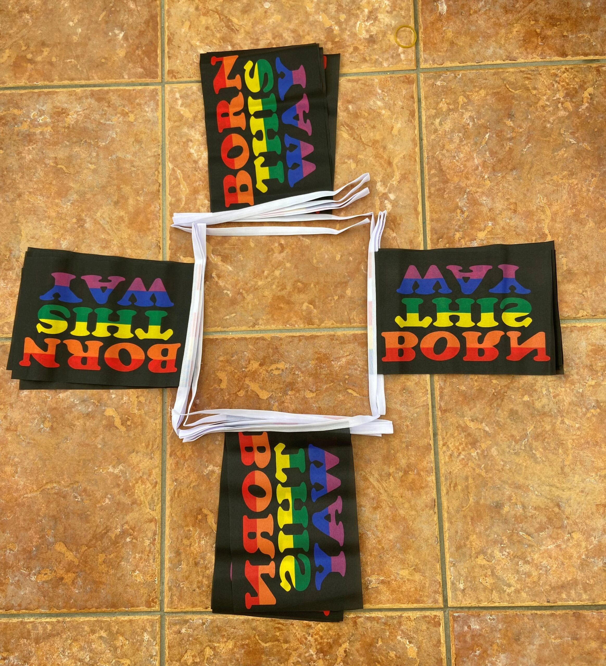 born this way 6m 20 flag Born this Way bunting - Image 1