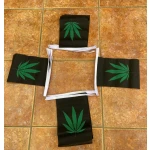 6m 20 flag Cannabis Schwarz bunting