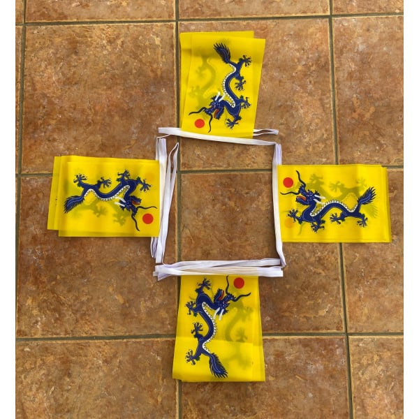 6m 20 flag Chinese Imperial Dragon bunting