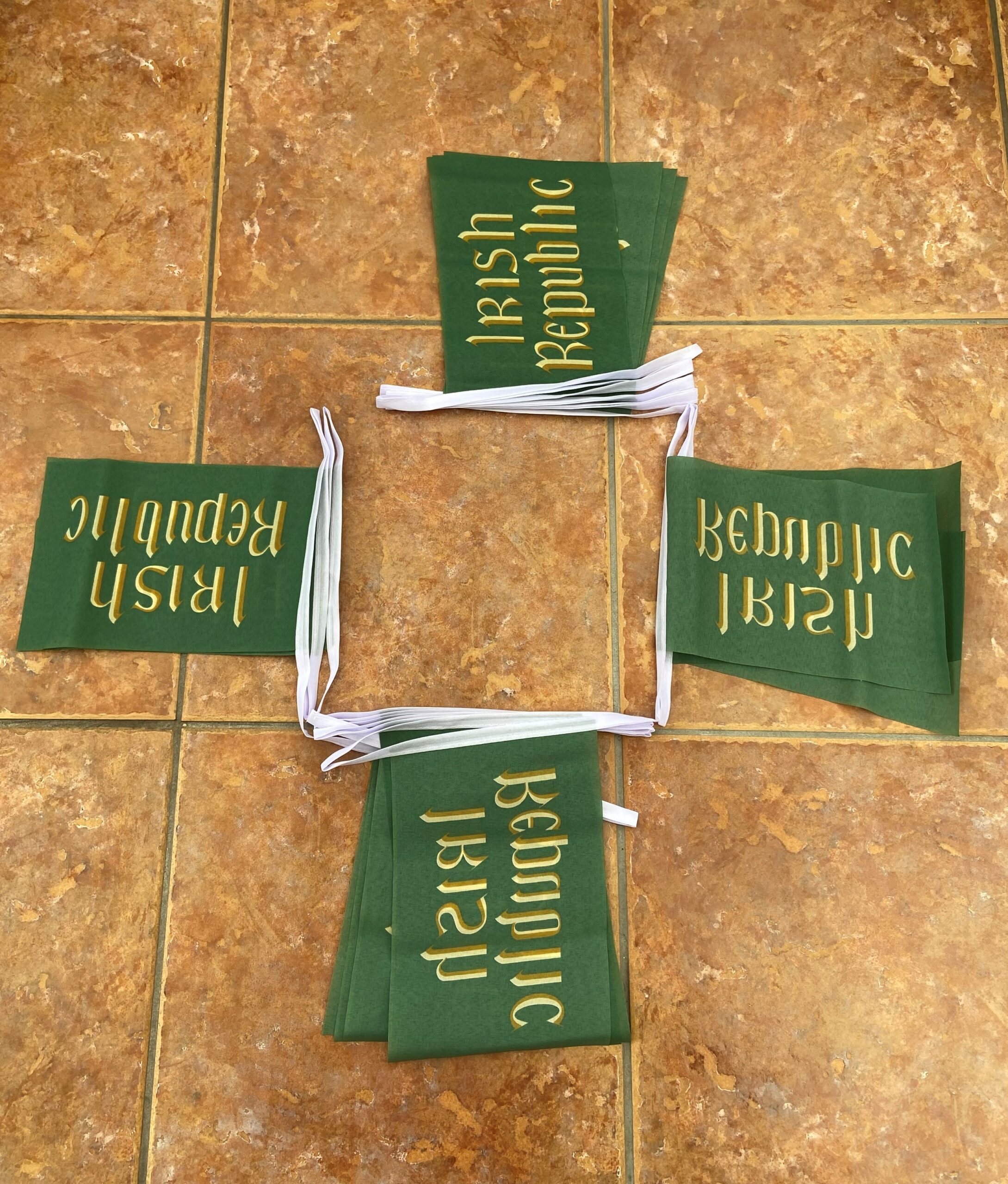irish republic 6m 20 flag Irish Republic (Easter Rising) bunting - Image 1