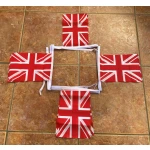 6m 20 flag Union Jack Red/White bunting