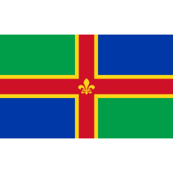 Lincolnshire Table Flag