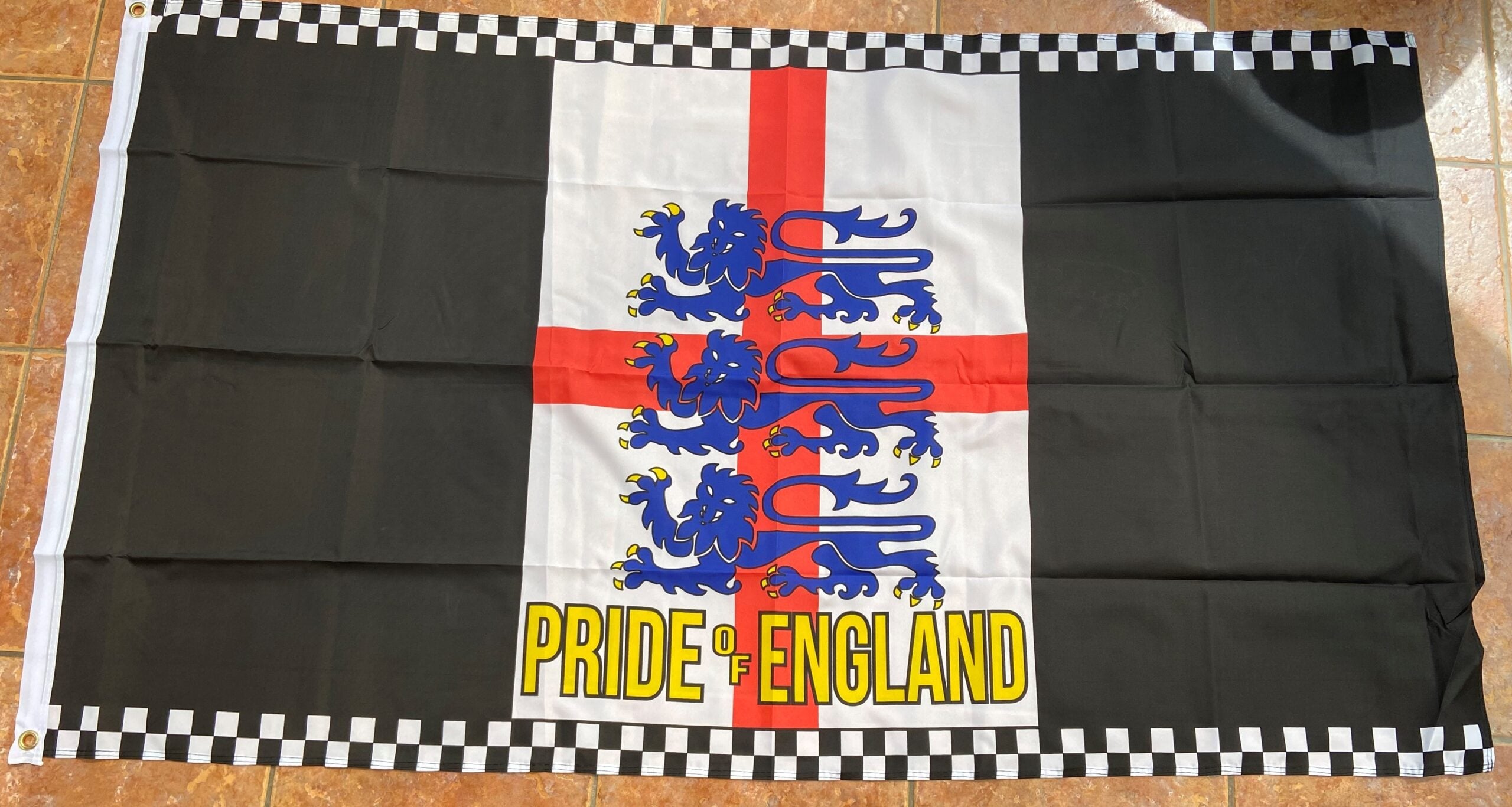 PRIDEOFENGLANDBLACK Pride of England (black) 5'x3' - Image 1