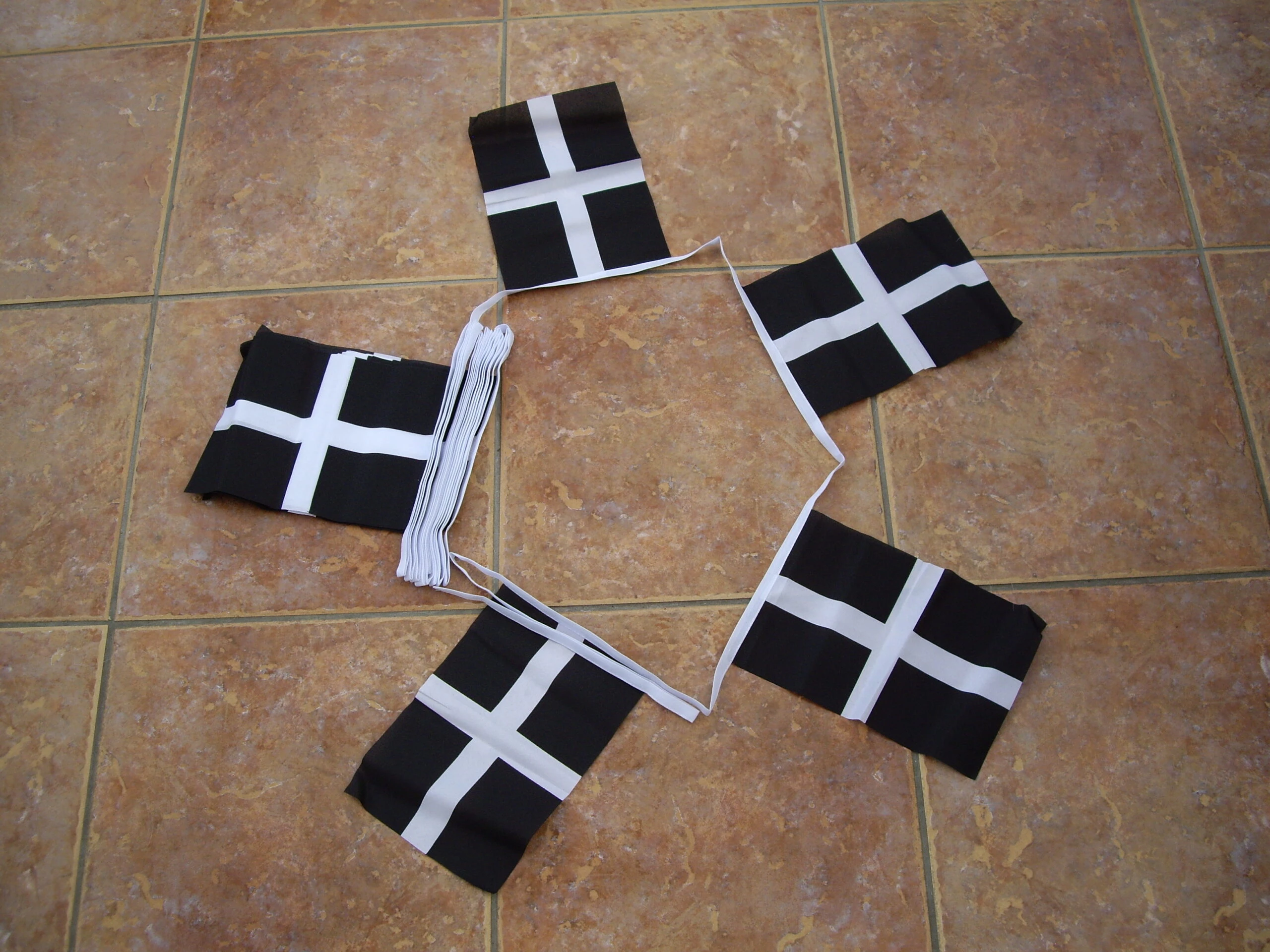 cornwallbunting 3m 10 flag Cornwall bunting - Image 1
