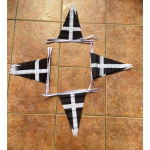 5m 12 flag 8"x12" triangle shape Cornwall bunting