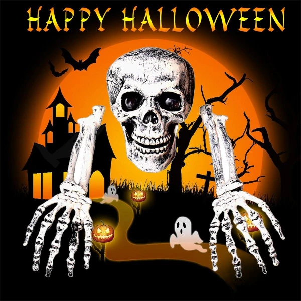 Halloween Skeleton 5'x3'