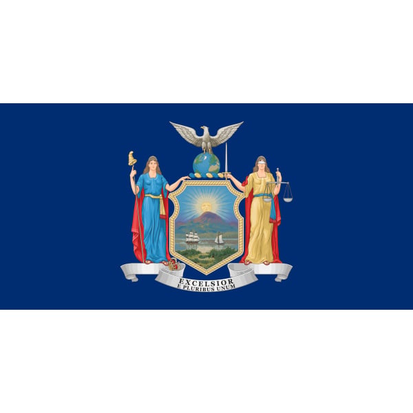 New York table flag