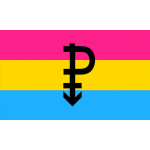 Pansexual with Symbol (Gay Pride) 5'x3' TO CLEAR!!!