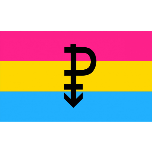 Pansexual with Symbol (Gay Pride) 5'x3' TO CLEAR!!!