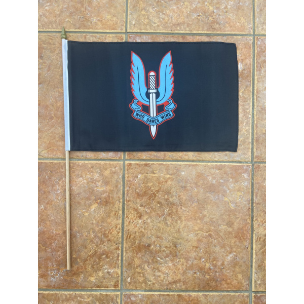 Special Air Services (Who Dares Wins SAS) large hand flag