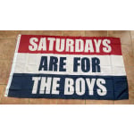 Saturdays are for the Boys 5'x3'