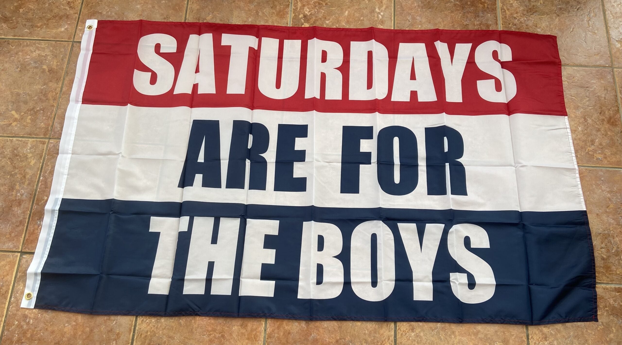 saturdays are for the boys Saturdays are for the Boys 5'x3' - Image 1