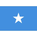 Somalia medium table flag