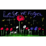 Lest We Forget Poppy Field (Remembrance Day) 5'x3'