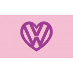 Love Cars purple/pink 5'x3'