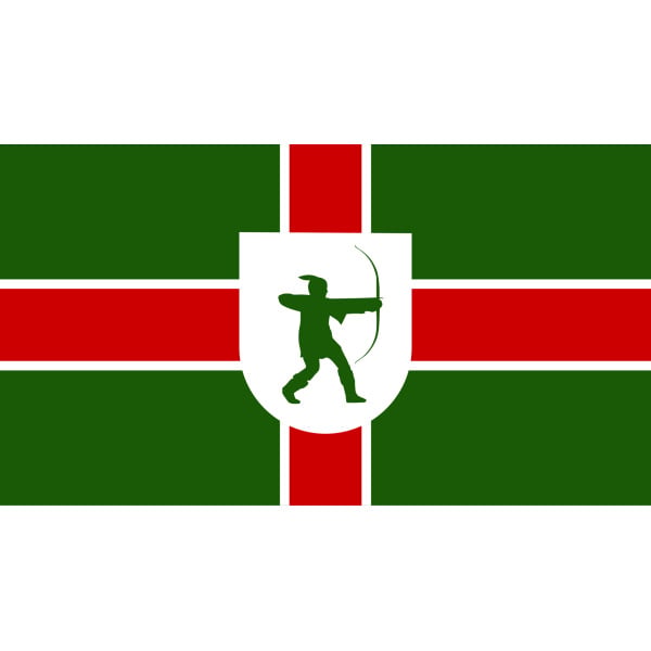 Nottinghamshire hand flag