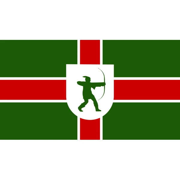 Nottinghamshire medium hand flag