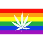 LGBT (pride) marijuana 5'x3'