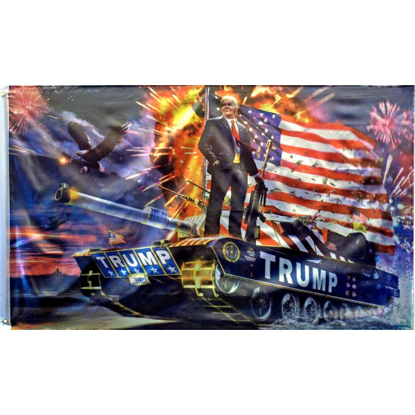 Trump Tank Commander 5'x3'
