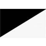 Diagonal black/white (racing flag) 3'x2'