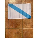 Galicia large hand flag