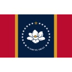 Mississippi new (2021+) hand flag