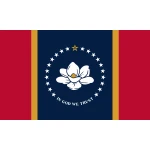 Mississippi new (2021+) hand flag