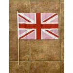 Union Jack pink/red (gay pride) large hand flag