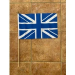 Union Jack blue/white large hand flag