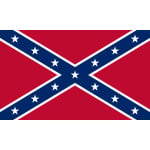 Confederate Table Flag