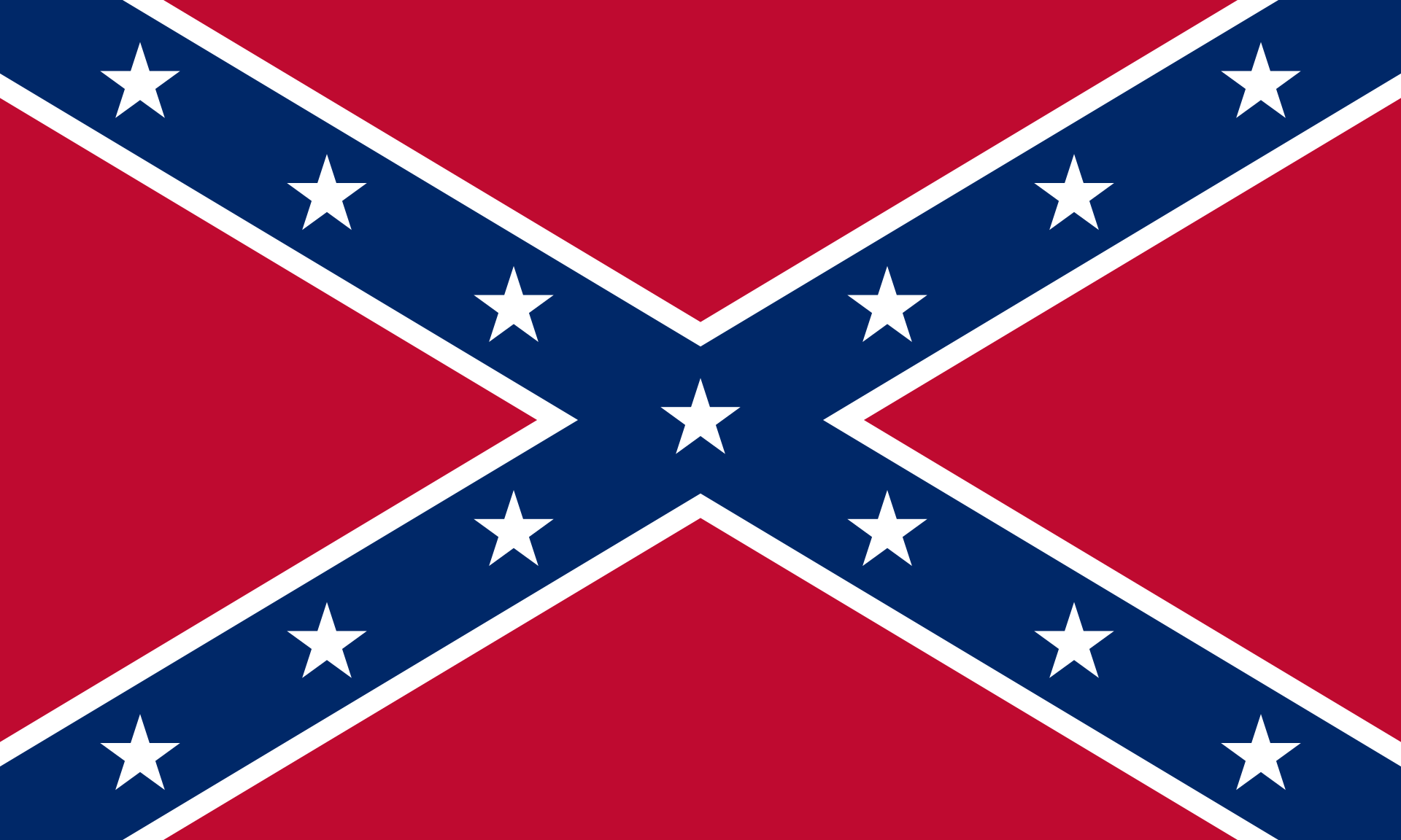 Confederate Confederate medium table flag - Image 1