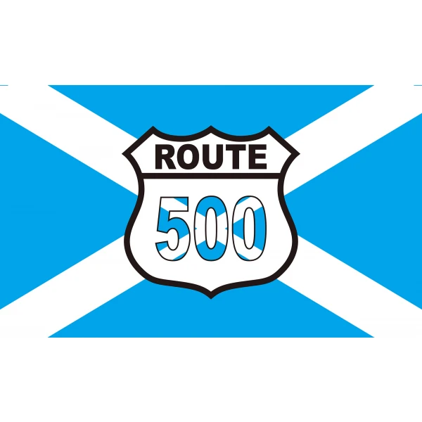 Route 500 (North Coast 500 Scotland) medium hand flag