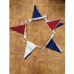 20m 54 flag 7.5" x 11.75" Red/White/Blue bunting