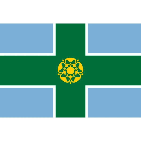 Derbyshire Flag | Giant Derbyshire (Derby) 8'x5'