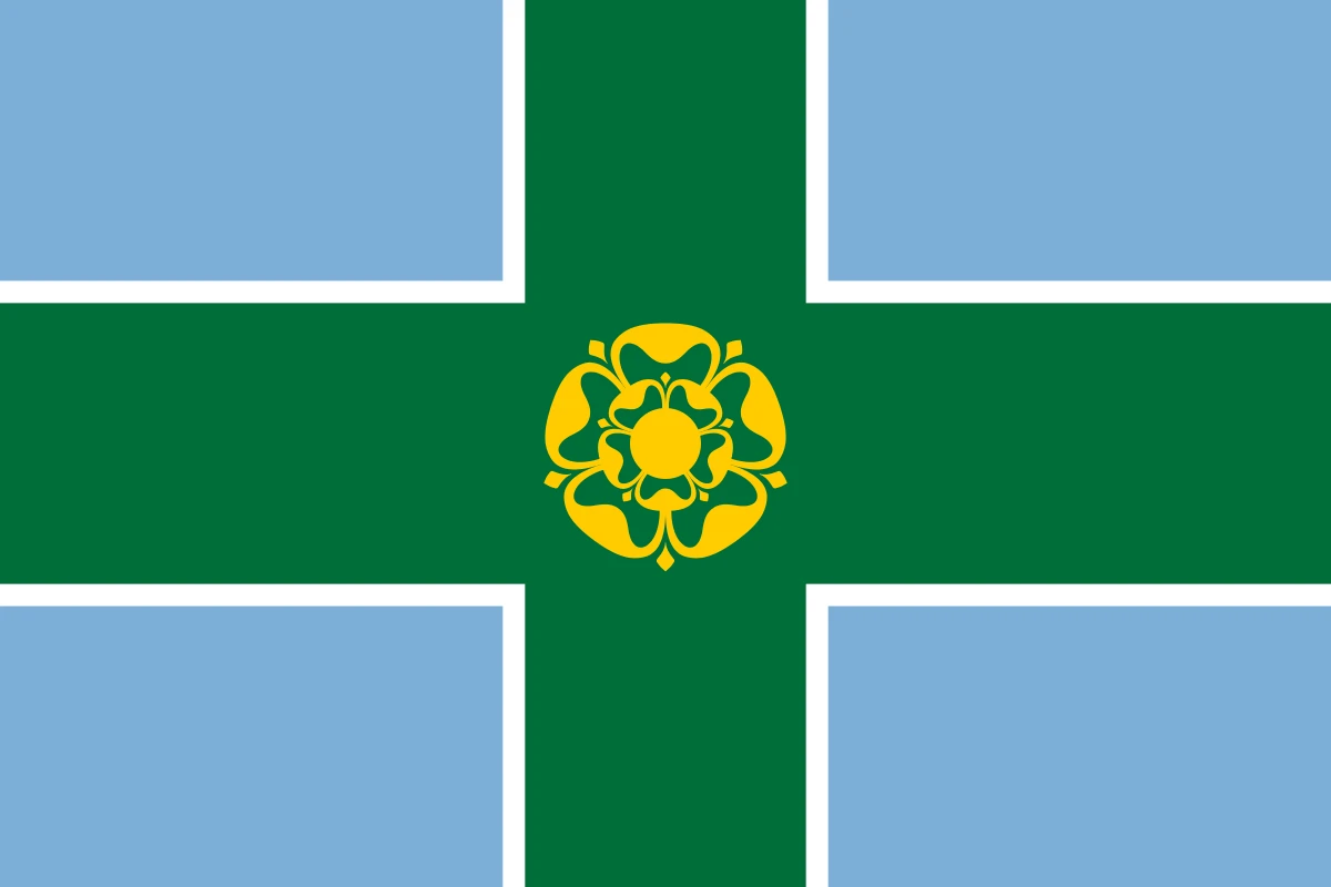 Derbyshire Derbyshire Flag | Giant Derbyshire (Derby) 8'x5' - Image 1