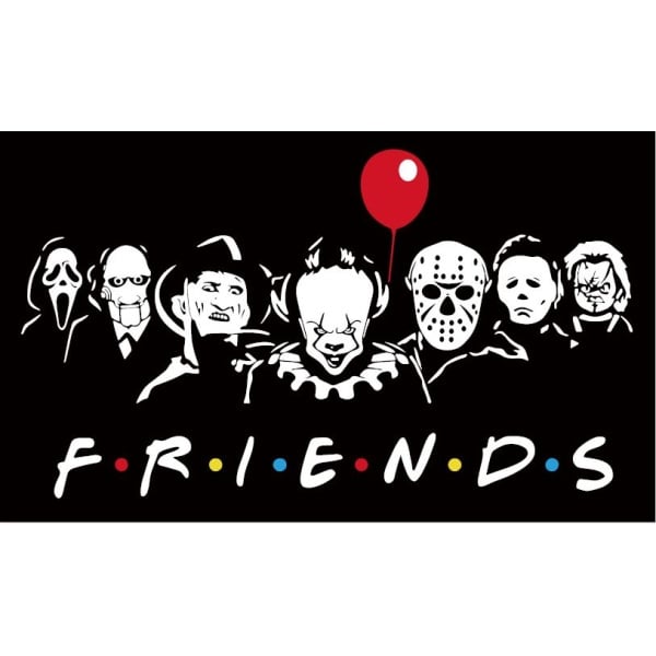 Frightening Friends (Halloween) 5'x3'