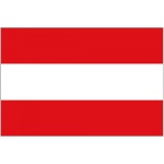 Austria Table Flag