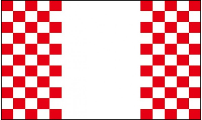 Red and White Check Panel-800x475 Checkered red/white panel flag (sleeve only) 5'x3' - Image 1