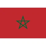 Morocco medium hand flag
