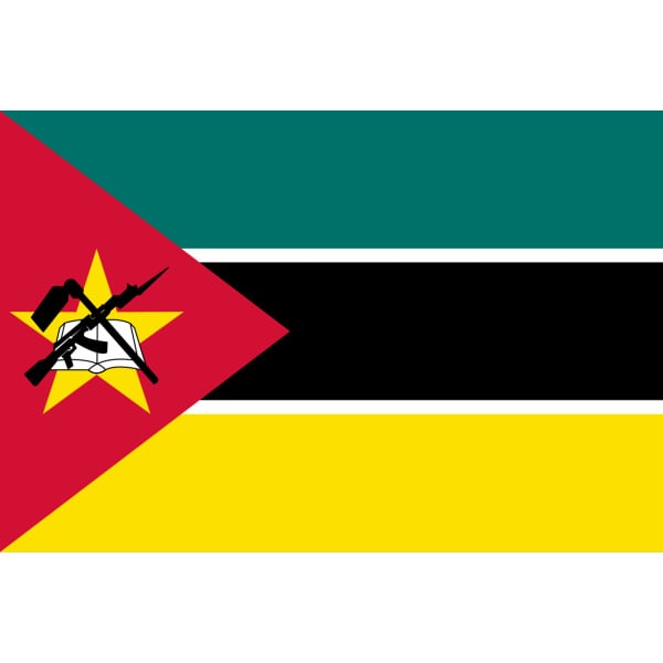 Mozambique Table Flag