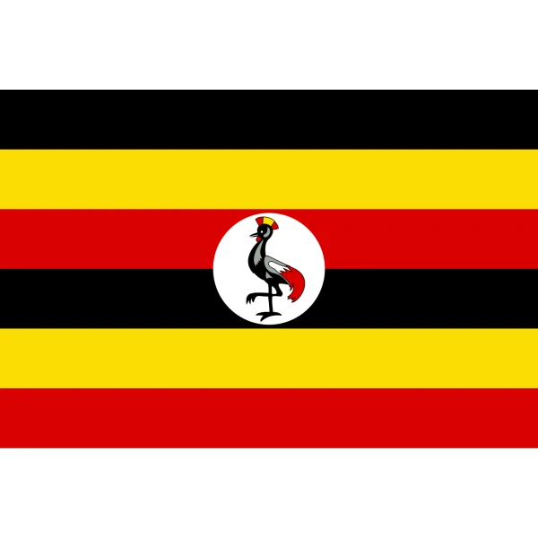 Uganda Table Flag
